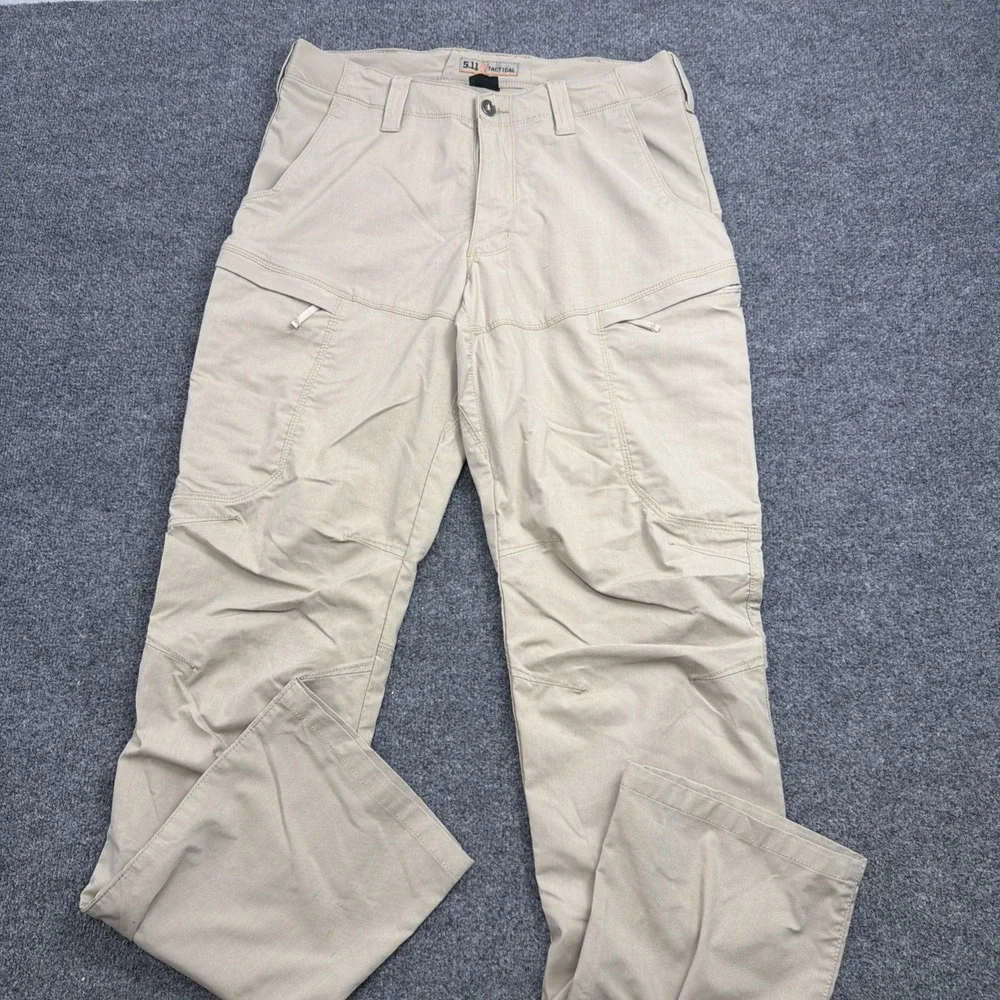 5.11 Tactical Pants Mens 34x36 Beige Apex Cargo Pant Casual Utility Work Wear